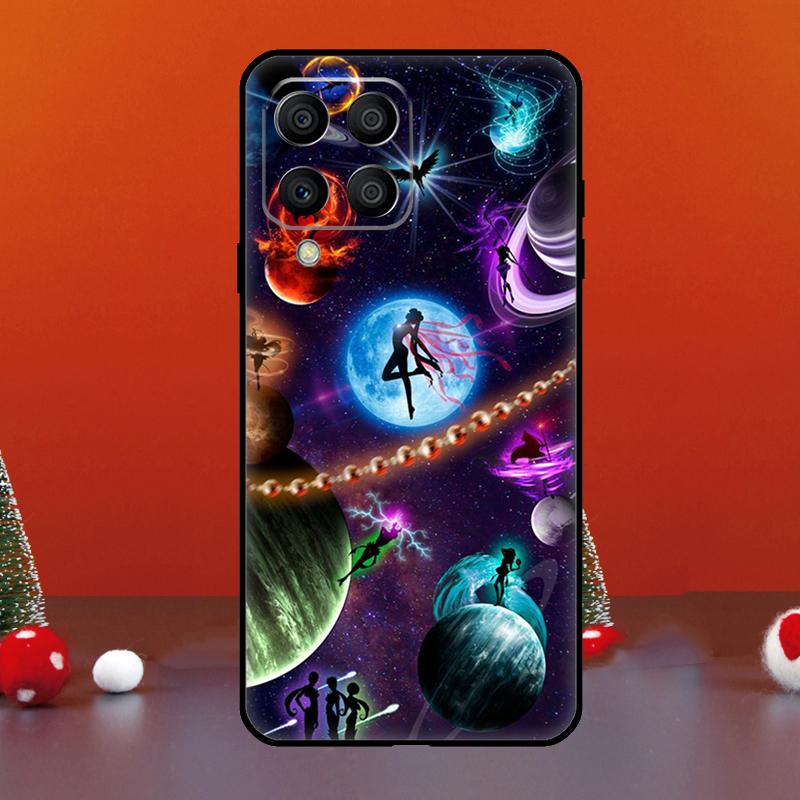 Magic Space Moon Planet For Samsung Galaxy M06 M16 M14 M34 M54 M11 M21 M31 M13 M33 M35 M53 M55 M15 M12 M32 M52 Case