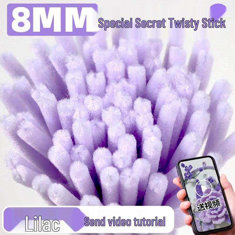 Pipe Cleaner Bouquet Kit: DIY Children's Weaving Material for Handmade Chenille Christmas Tree