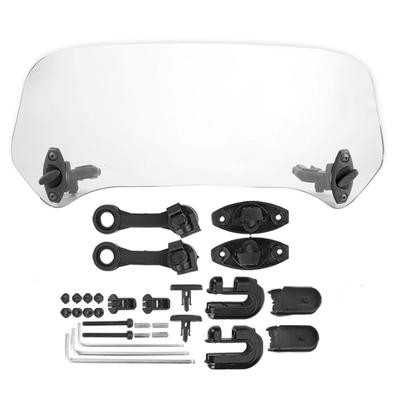 Pare-brise Universel Modifié pour Moto Déflecteur d'Air Transparent