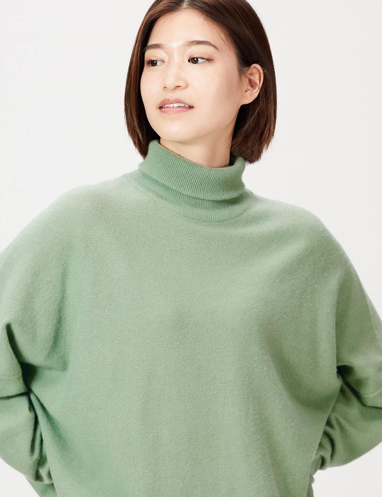Mira Owen High Gauge Basic Knit Top 09WNT215105 Green F Women's