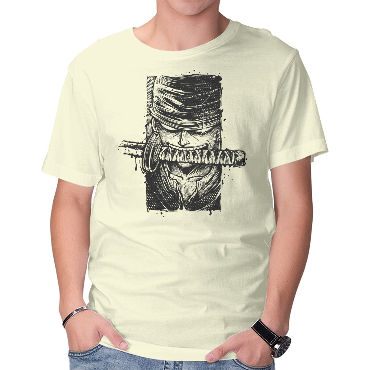 Unisex Crew Neck T-Shirt Hunter Blade Graphic Short Sleeve Casual Tee XXXL