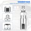 Lubrication Set Coupler Connector Angled Grease Needle Nozzles & Injectors Tool for Mechanical Use Efficient Lubrication