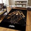 Dwayne Johnson Movie Carpets and Rug Black Adam Carpet Floor Mat Living Room Bedroom Large Area Soft Carpet Kids Room Rug