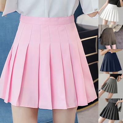 Γυναικεία Μόδα ψηλόμεση πλισέ φούστα Λεπτή μέση περιστασιακή φούστα τένις