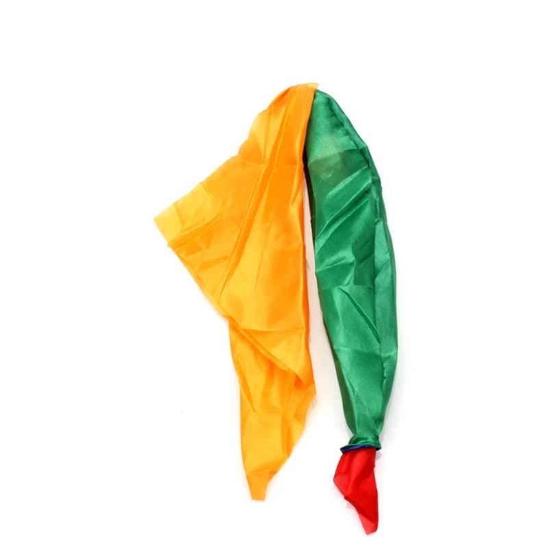 Color Changing Linked Silk Magic Trick Change Hue Scarf Ideal for Plaything Funny Joke Props Tools Close-up Performance Children