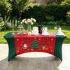 1pcs Christmas Home Decoration Tablecloth Cover Milk Silk Tablecloths Restaurant All Inclusive High Elasticity Table Cloth Mat