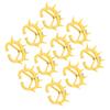 10pcs CalF weaning Nose Rings Plastic Weaning Spiked Ring Preventing Suckling