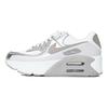 Nike Air Max 90 LV8 Zirve Beyazı Geniş Gri Metalik Platin Kolej Grisi Kadın Spor Ayakkabı Günlük Ayakkabı IB0170-101