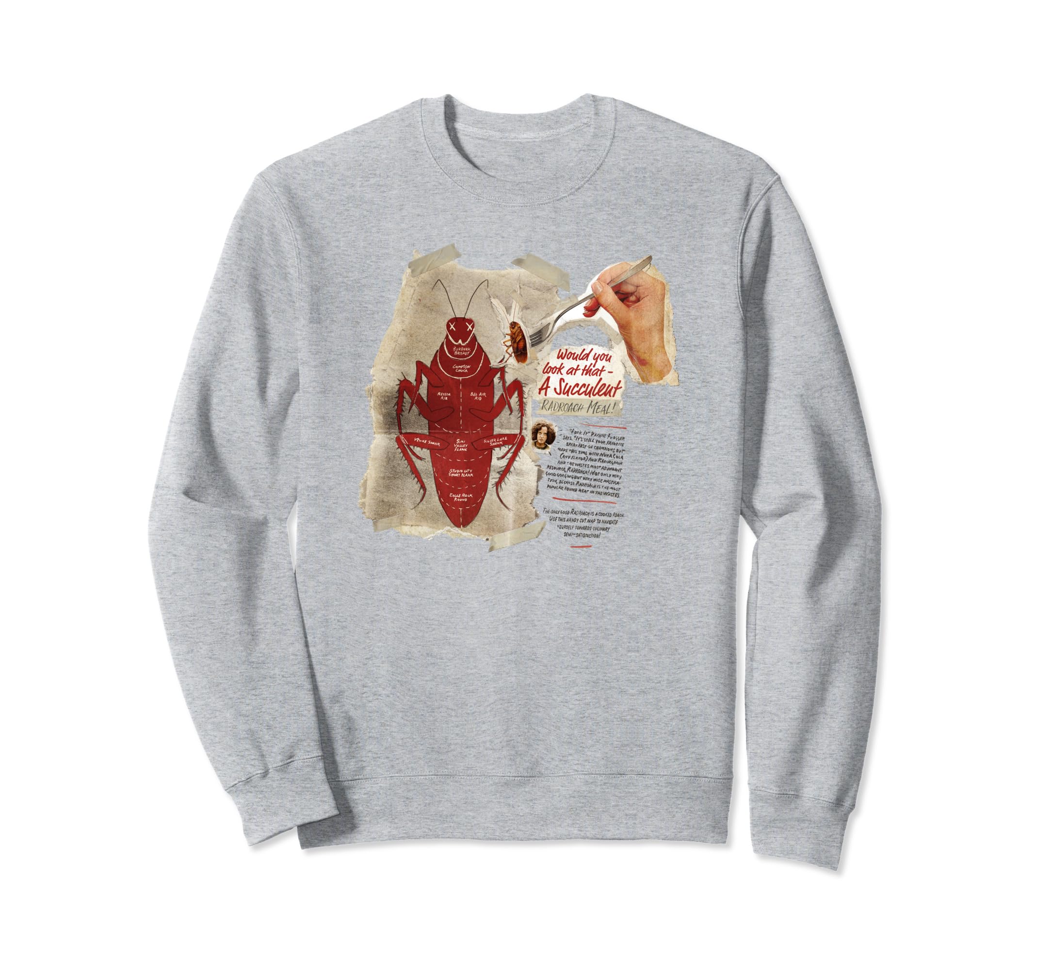 Fallout - Свитшот с ретро-рекламой Радиоактивного Таракана