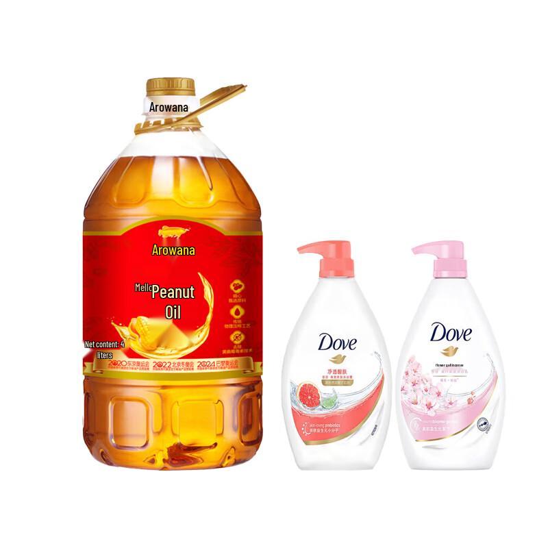

Dove Shower Gel Duo & Arowana Peanut Oil Bundle
