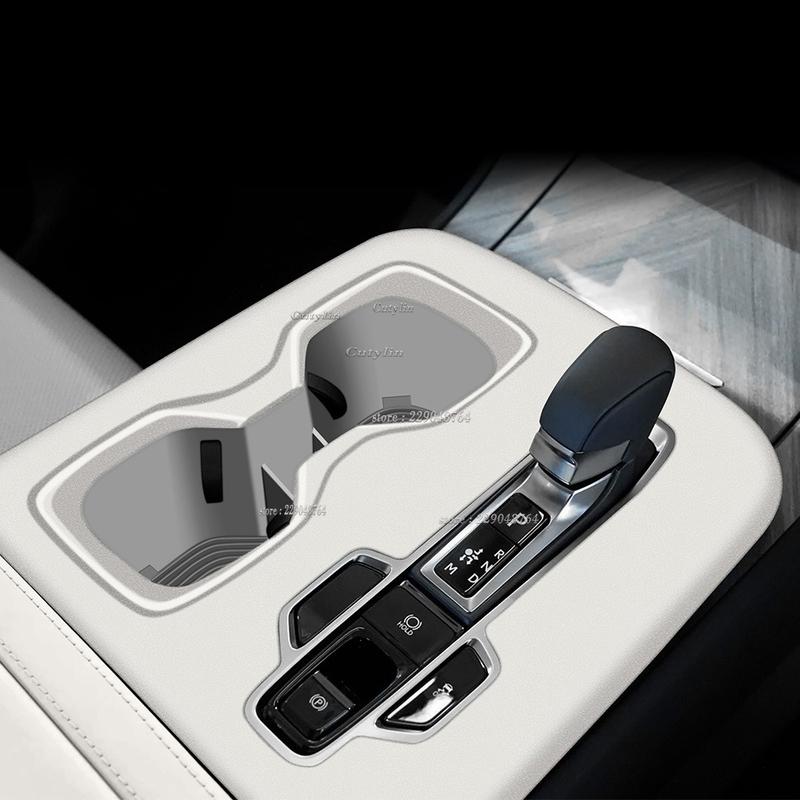 RHD For Lexus LM350H LM500H 2024 2025 Silicone Rubber Car Interior Gear Shift Panel Decal Decorative Cover Trim Accessories