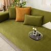 All-season All-purpose Snow Cloth Pure Color Herringbone Stripe Sofa Cushion Modern Simple Anti-slip Sofa Cushion Towel