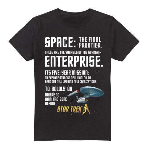 STAR TREK Mens Intro T-Shirt