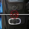 Car Head Light Switch Button Panel Frame for Ford Focus 4 MK4 2019 - 2026 ABS Head Lamp Sticker Cover Trim Accessories