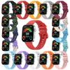Replacement Watchband Silicone Sport Strap Comfortable Silicone Wristband Portable Watch Strap Suitable for Watch fit3