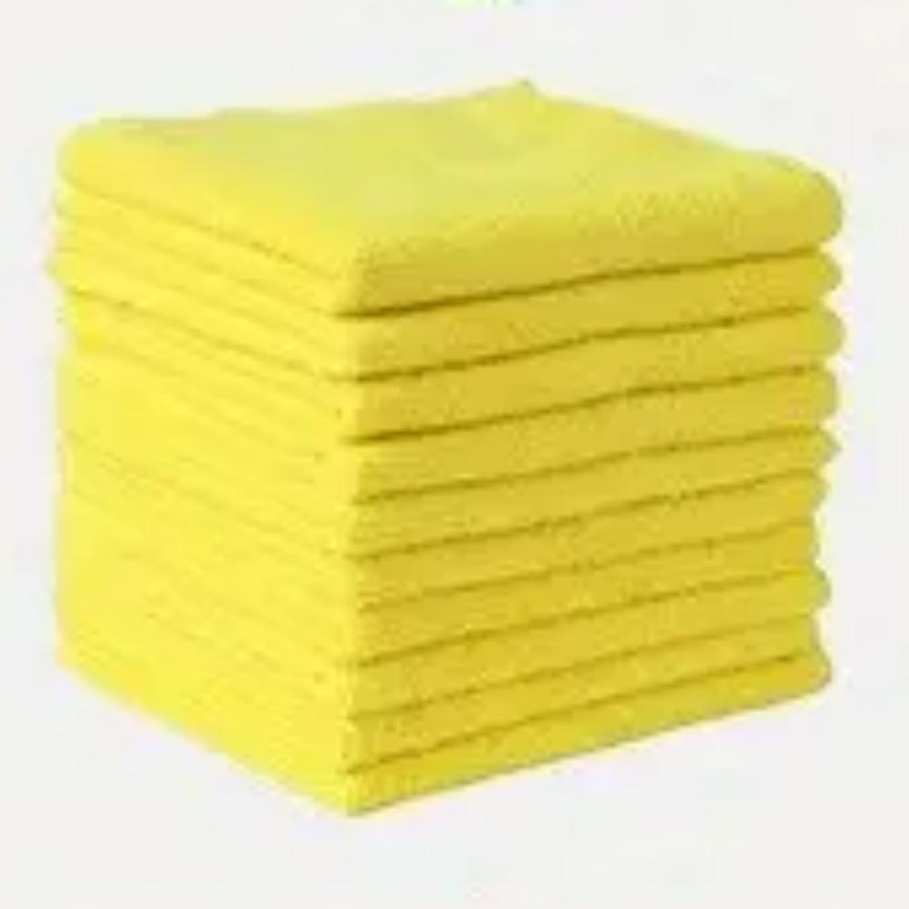 

10-piece microfiber cleaning cloth for kitchen, home, car wash and glass, suitable for multiple scenarios жёлтый