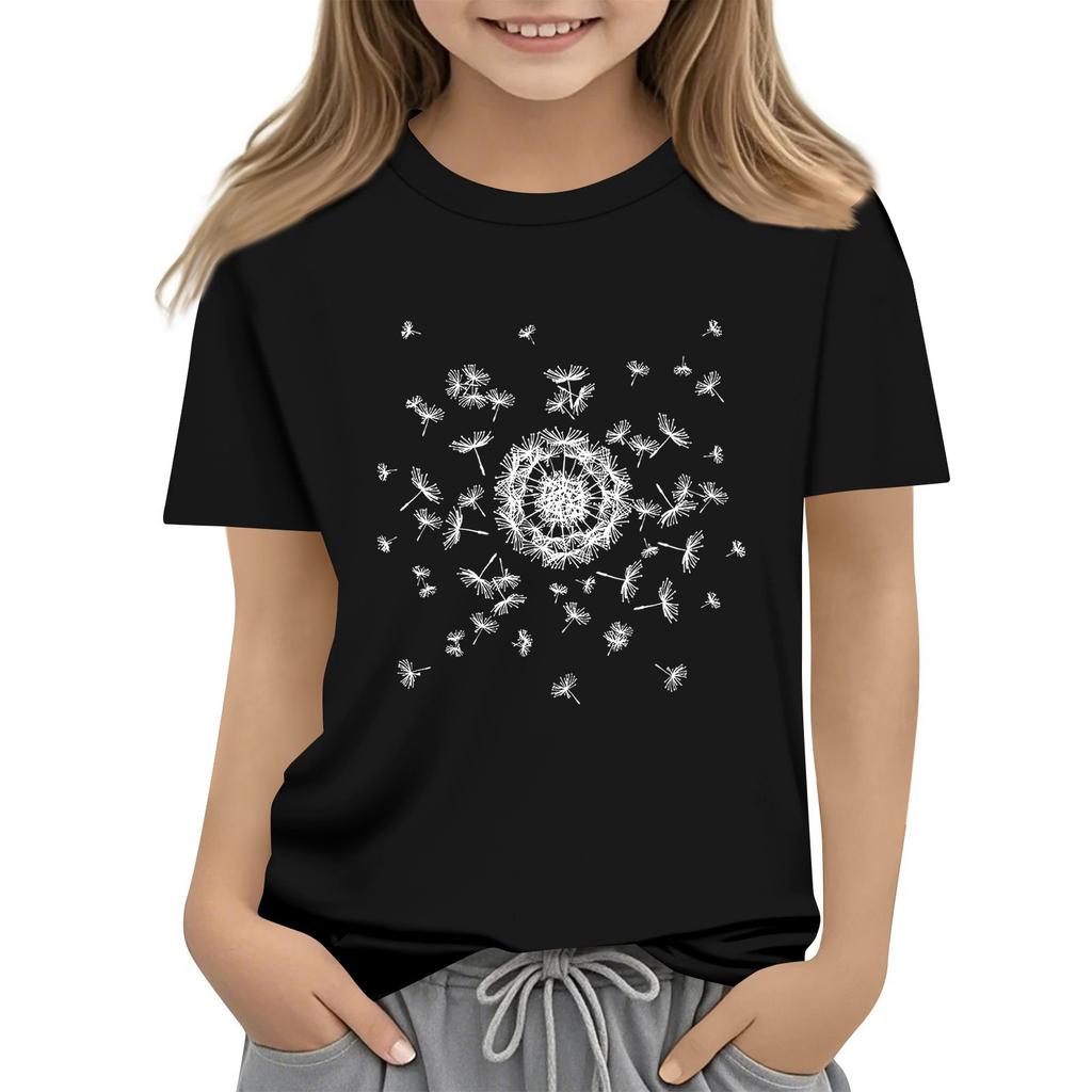 Letní dětské tričko s krátkým rukávem a krátkým rukávem s potiskem Top Base