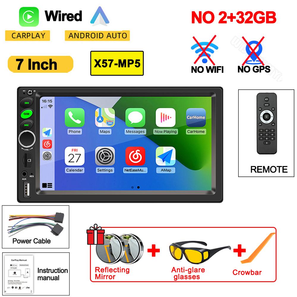 

Универсальный Android 13 автомобильный радиоприемник Autoradio 32G 2 Din 7 /9 /10 WIFI GPS автомобильный аудио-мультимедийный плеер для Hyundai Nissan Toyota Kia