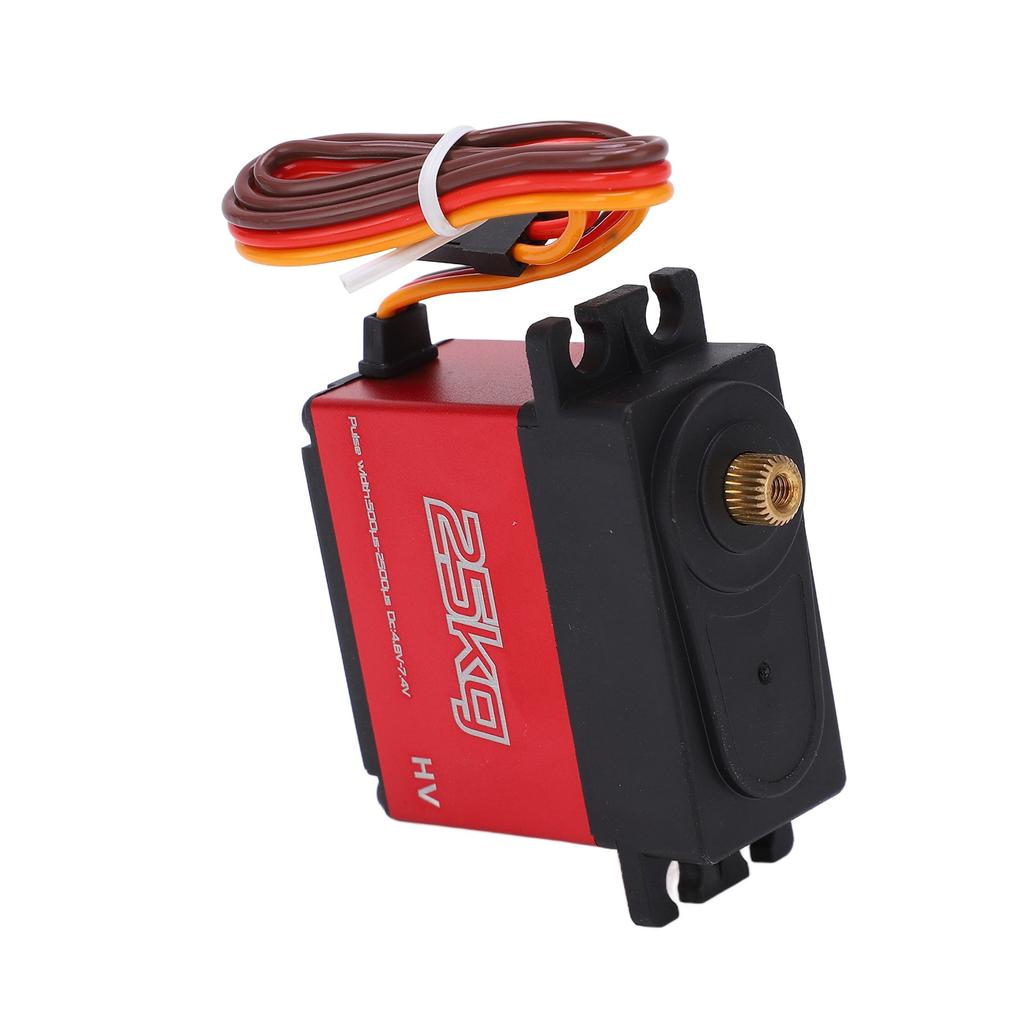 25kg RC Digital Servo High Torsion Full Metal RC Steering Gear for 110 18 RC Cars