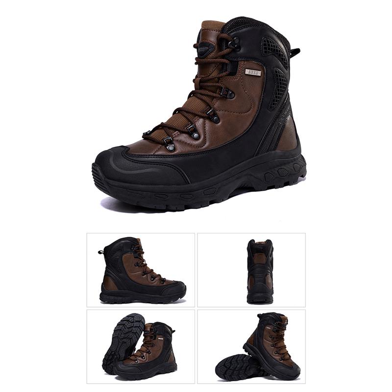 Outdoor Large Size Training Desert Tactical Boots Non-slip Breathable Hiking Shoes Men And Women Military Boots