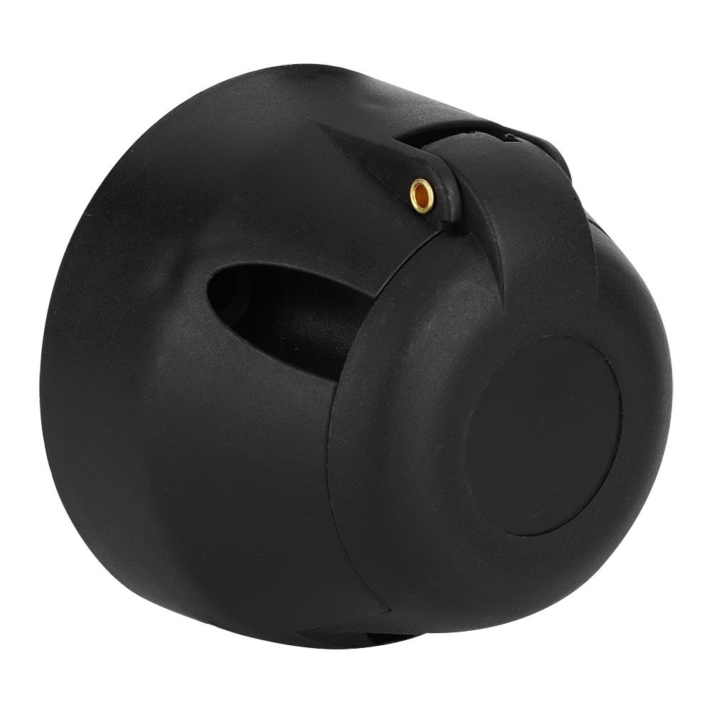 7 Pin 12V Black Plastic Car Trailer Socket Plug Adapter Connector Car Accessories