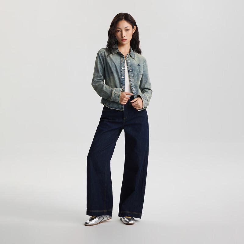 Lee Women's Slim Fit Long-Sleeve Denim Shirt