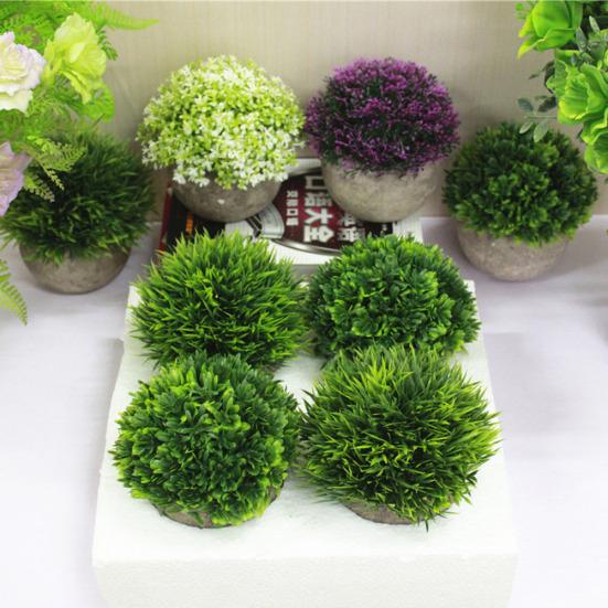 Umělý květináč rostlina tráva papírová buničina květináč Bonsai Ornai Garden Decor Decor