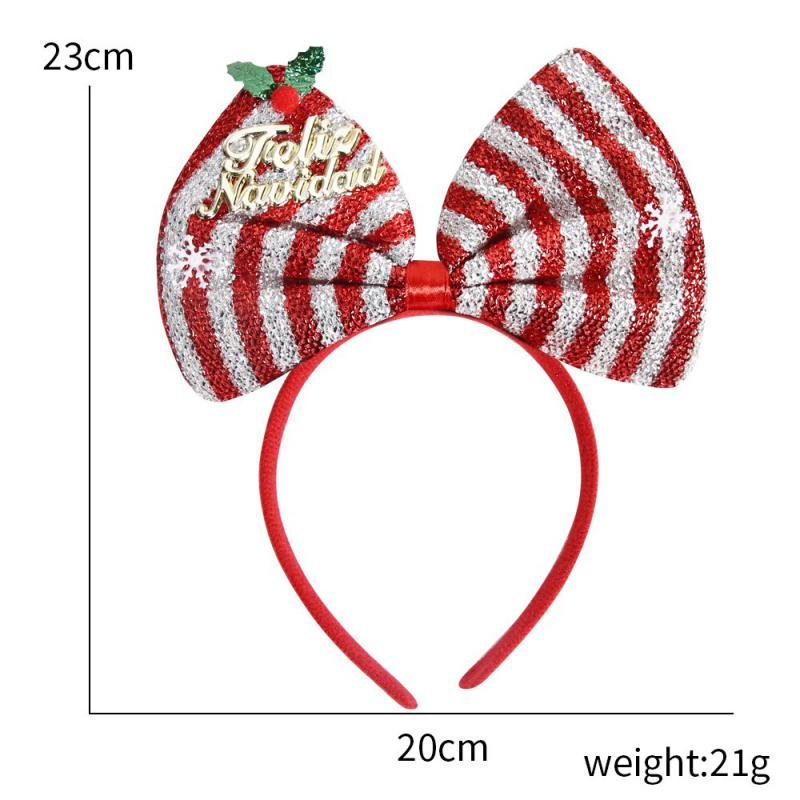 Cartoon Weihnachten Kopfschmuck Niedliche Hirschohr Geweih Haarnadeln Haarspangen Weihnachtsmann Schneemann Stirnband Haarband Kinder Kopfschmuck