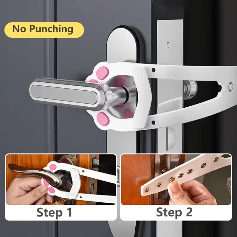 Effortless Pet Access: Adjustable Cat & Dog Door Latch with Simple Installation for Seamless Pet Flap Use