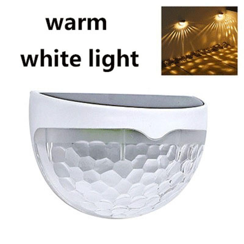 Solar-Powered Half-Circle Fence Lights Outdoor Wall Sconces Ambient Lighting Home Stair Lights Pillar Lights Outdoor Night Lights