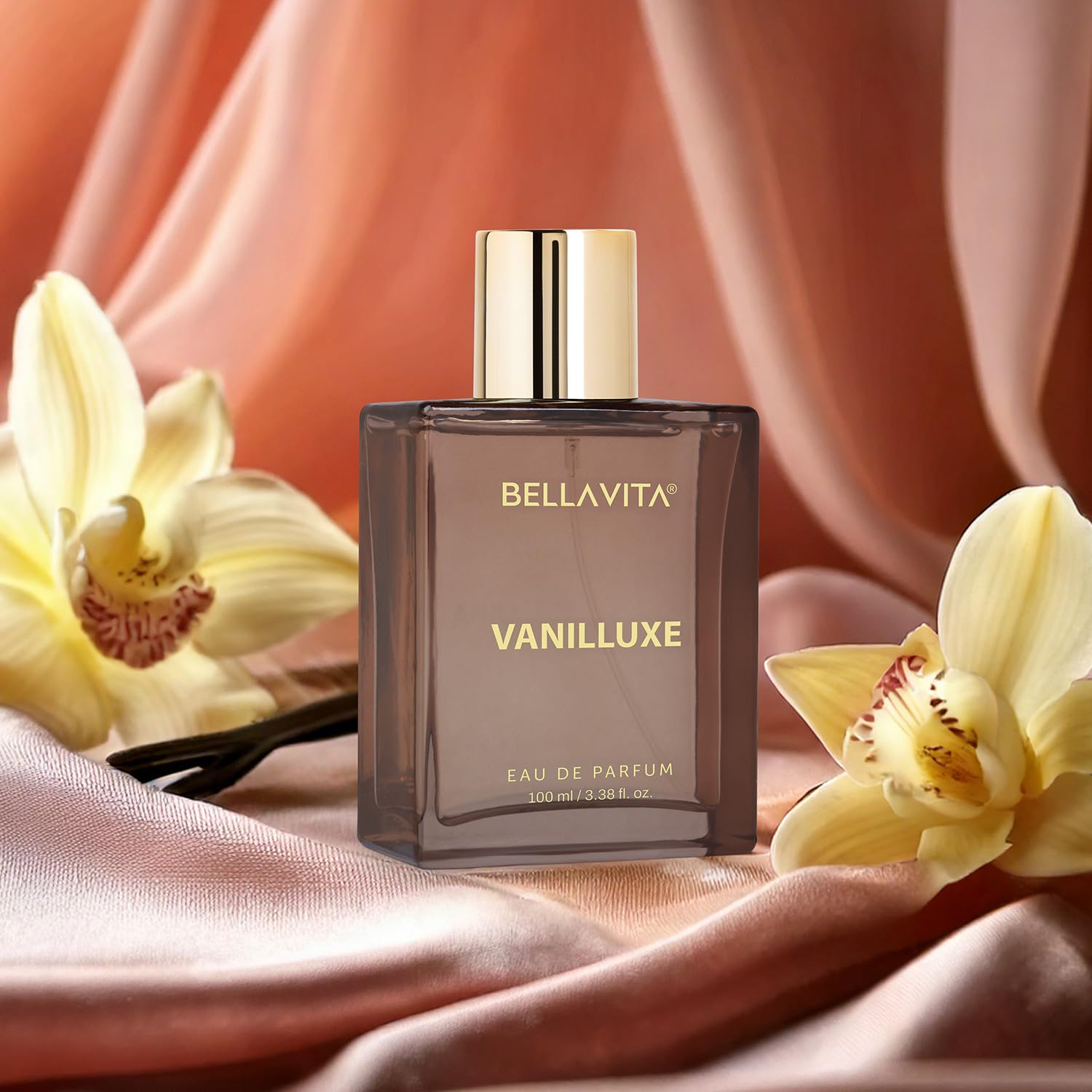 

Newly Launched Vanilluxe | Long Lasting 100ml EDP Perfume for Man and Woman | Cedarwood, Jasmine & Musk | Musky, Floral Premium Unisex Fragrance 100 ML
