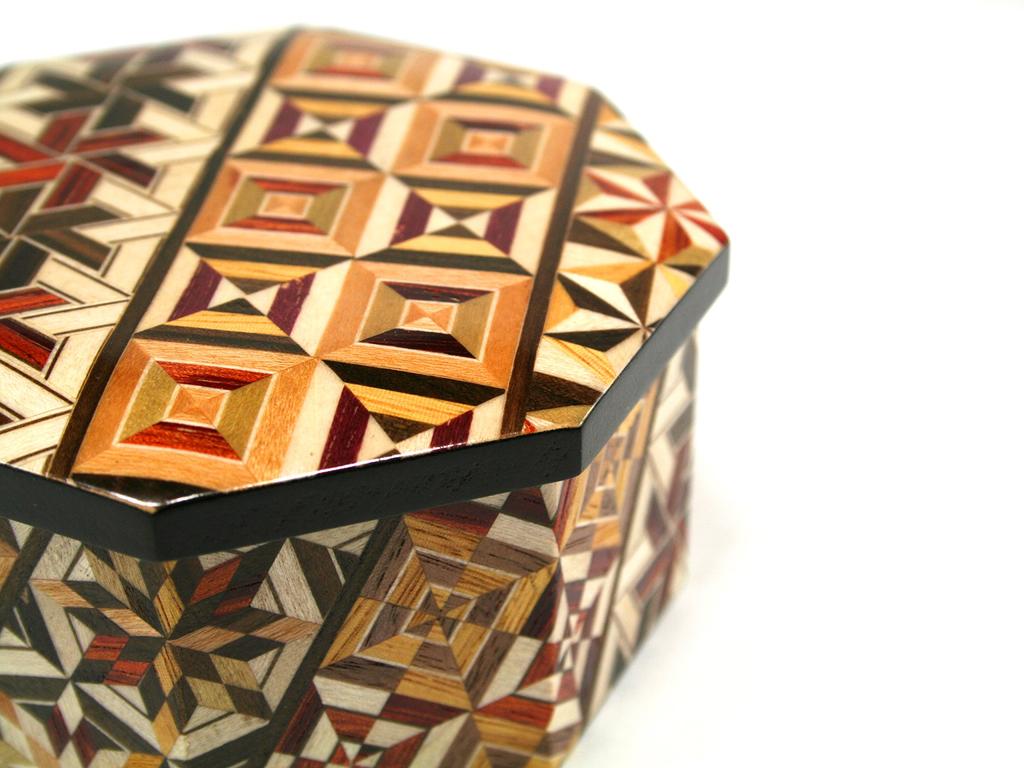 Parquetry Octagonal Sweet Box Small Parquet