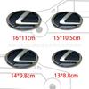 Pasted 10-16cm Front Grille Rear Trunk Badge Replacement Sticker for Lexus GS GX IS LS LX NX RX RX270 Ct200h IS250 ES 220D IS300