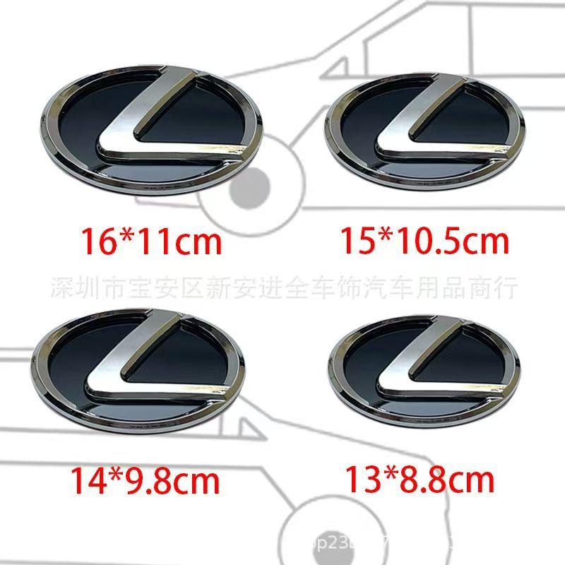 Pasted 10-16cm Front Grille Rear Trunk Badge Replacement Sticker for Lexus GS GX IS LS LX NX RX RX270 Ct200h IS250 ES 220D IS300