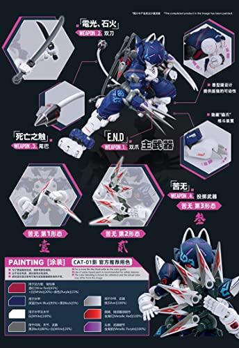 Xiaot Ultra High Mobility Armor CAT 01 "Shadow" Měřítko 1/60 PVC & ABS Sestavený Plastový Model