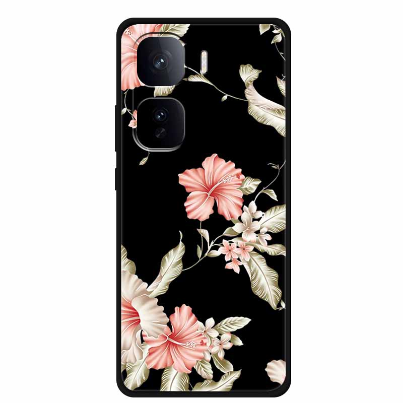 Black Silicone Case For Vivo iQOO Neo 10 Pro Plus Case Cartoon Coque Soft Back Cover For Vivo iQOO Neo 9s Pro Plus Case Funda