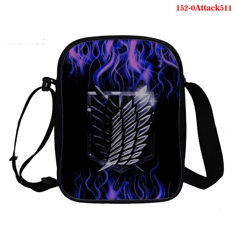 Attack On Giant Peripheral Digital 3D Printed Backpack Student School Bag Full Color Bag Double Shoulder Bag
