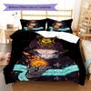 Fire Force Pattern Bedding,Quilt Set Quilt Cover Pillowcase Home Birthday Gift (1 * duvet cover + 2 * pillowcase, without core)
