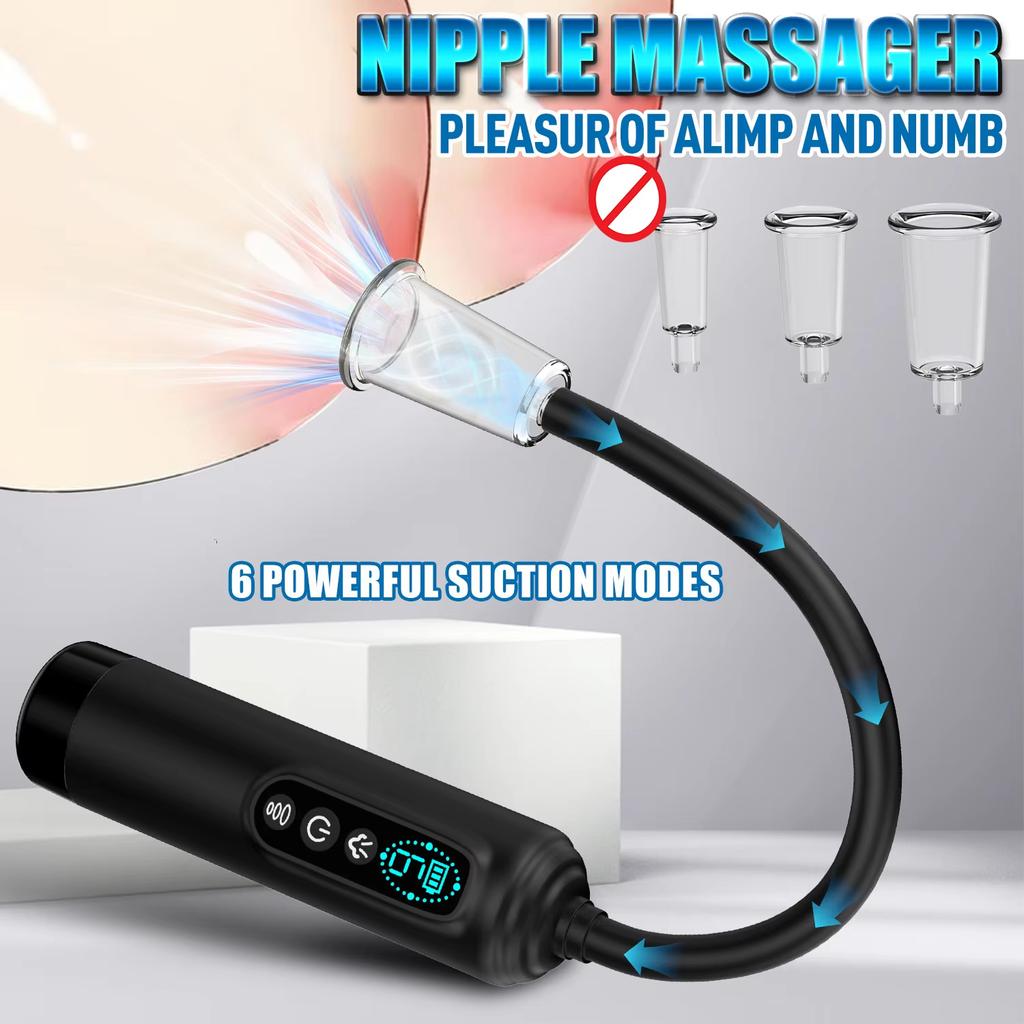 Electric Pussy Pump Vagina Clitoris Sucker Breast Messager for Women Clit Vibrator Remote Nipple Enlarge Vacuum Pump Cover