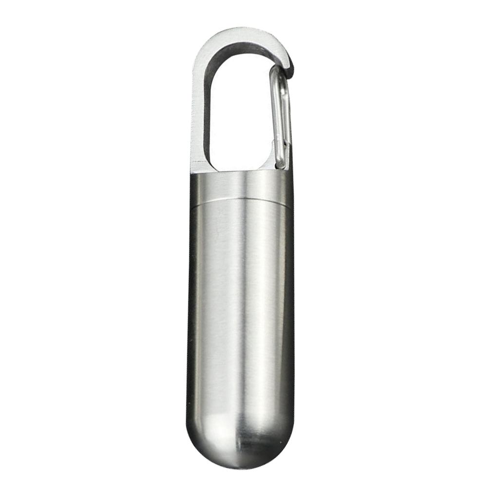 Mini Metal Seal Bottle Container Waterproof Bottle Canister Capsule Box Outdoor Camping EDC Tool for Titanium Sealed Can