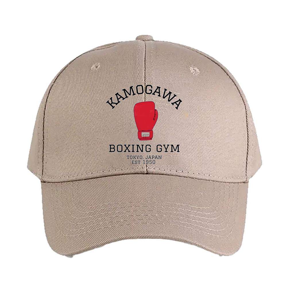 Kamogawa Boxing Gym Tokyo Japan Cap Summer Woman Man Adult Hat Casual Adjustable Funny Dad Printed Baseball Caps Boyfriend
