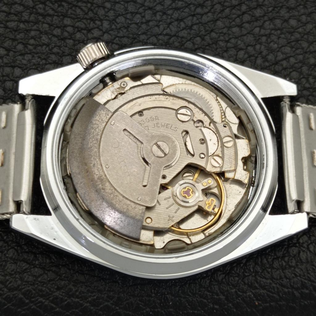 VINTAGE REFURBISHED SEIKO 5 AUTOMATIC 6309A JAPAN MENS YELLOW WATCH A441127-4 Sk-a441127