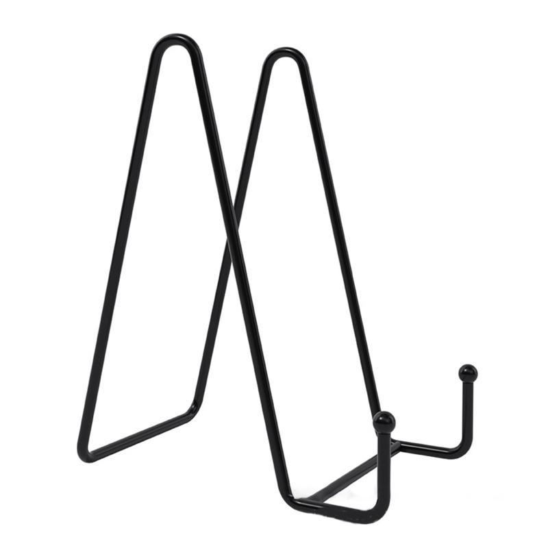 Plate Stands for Display Iron Easel Display Stand Holder Metal Frame for Picture