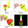 High Quality Bobber Luminous Light Rotating Wing Ball Boia Eva Foam Fishing Night Float