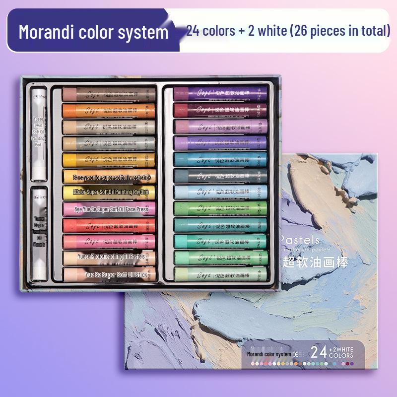 Super Soft Oil Pastels: Vibrant Colors, Safe & Odorless for Kids