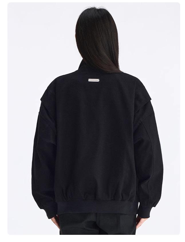 Vintage American Detroit Turn-Down Collar Jacket: Stylish 2025 Spring Workwear for Couples