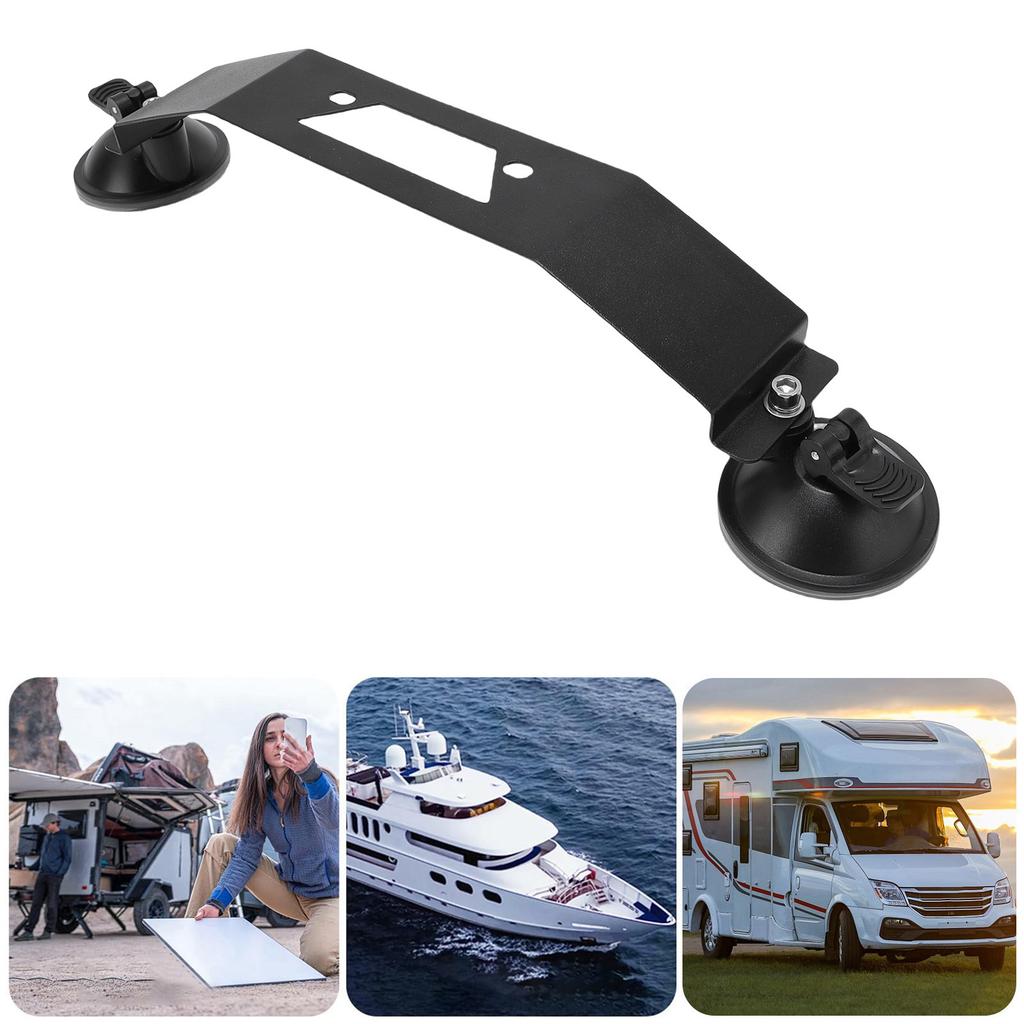 Satellite Suction Cup Mount for Car Window and Sunroof Aluminum ABS Stable Satellite Dish Suction Cup Mounting Kit for Boat RV Driving