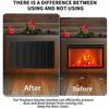 Blocker Blanket Fireplace Curtain Overnight Use Heat Loss Fireplace Blanket Black Fireplace Blanket
