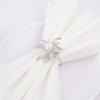 4PCS Valentine Day Special Pearl Rose Napkin Rings for Romantic Dinner Wedding Decoration Table Beautiful Flower Napkin Holders