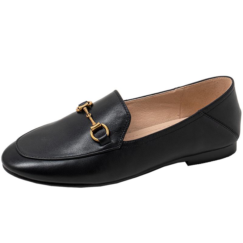 COMELY Women s Sheepskin Leather Loafers 40
